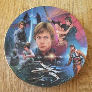 Star Wars Hamilton Collection Plate Luke Skywalker #3633C